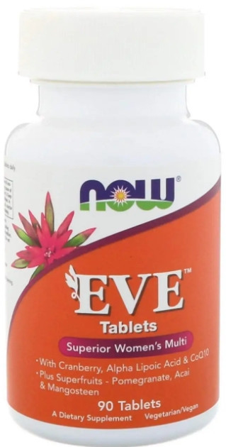 Витамины для женщин Ева Now Foods Eve Women's Multi 90 таб Киев - изображение 1