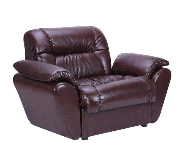 Крісло Richman Vizyt з підлокітниками 87 x 135 x 85H см Натуральна Шкіра Lux Коричневий Київ - фото 1