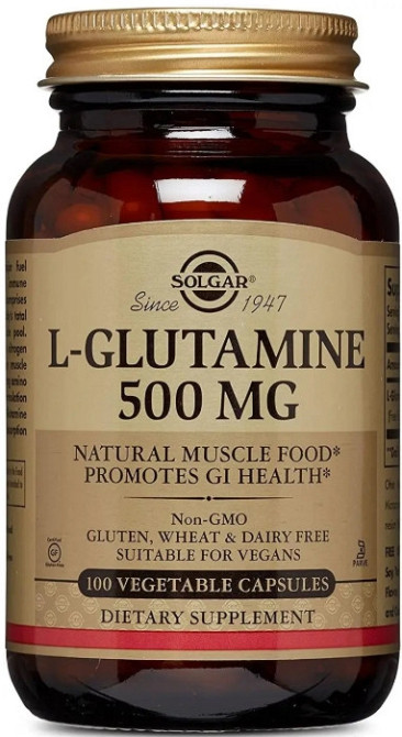 L-глутамін Solgar L-Glutamine 500 мг 100 капс Київ - фото 1