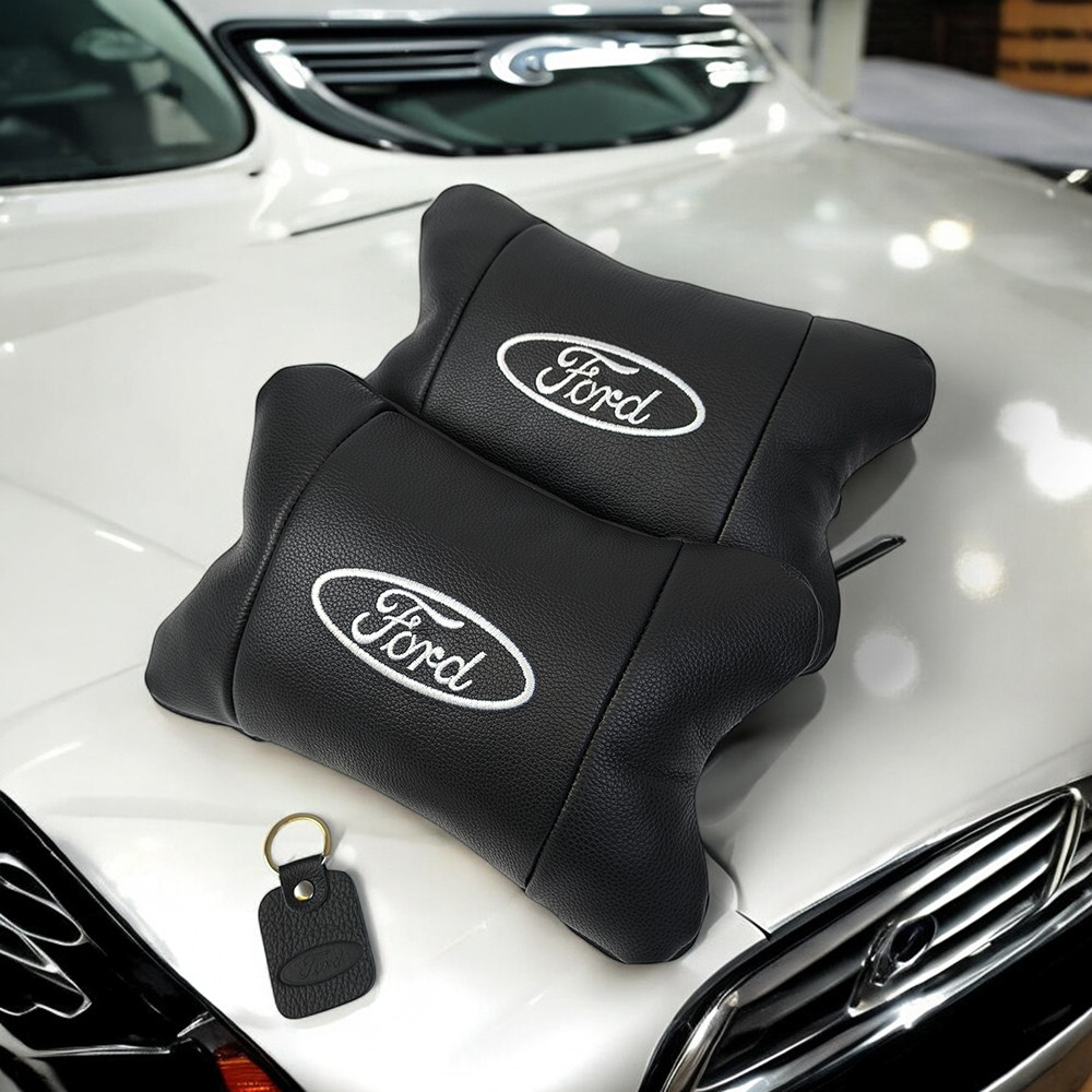 Декоративные подушки с логотипом Ford, Подушка для поддержки головы в машине, Авто подушки в машину PL-59 Львов - изображение 2