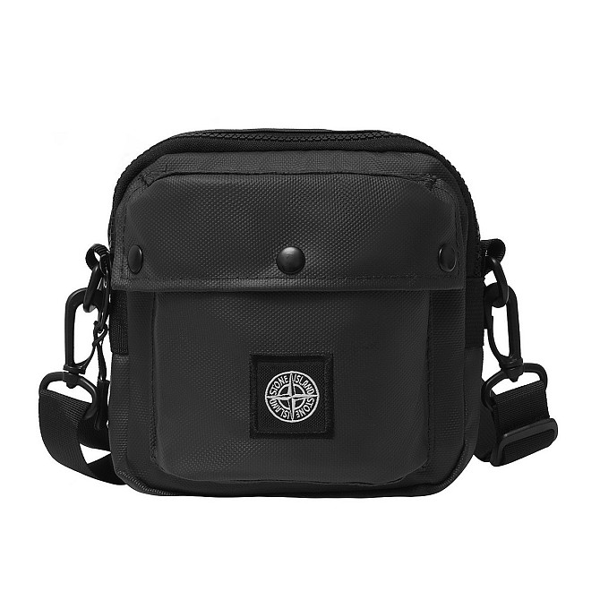 Сумка через плечо Stone Island 16x16 черный Серый Запорожье - изображение 1
