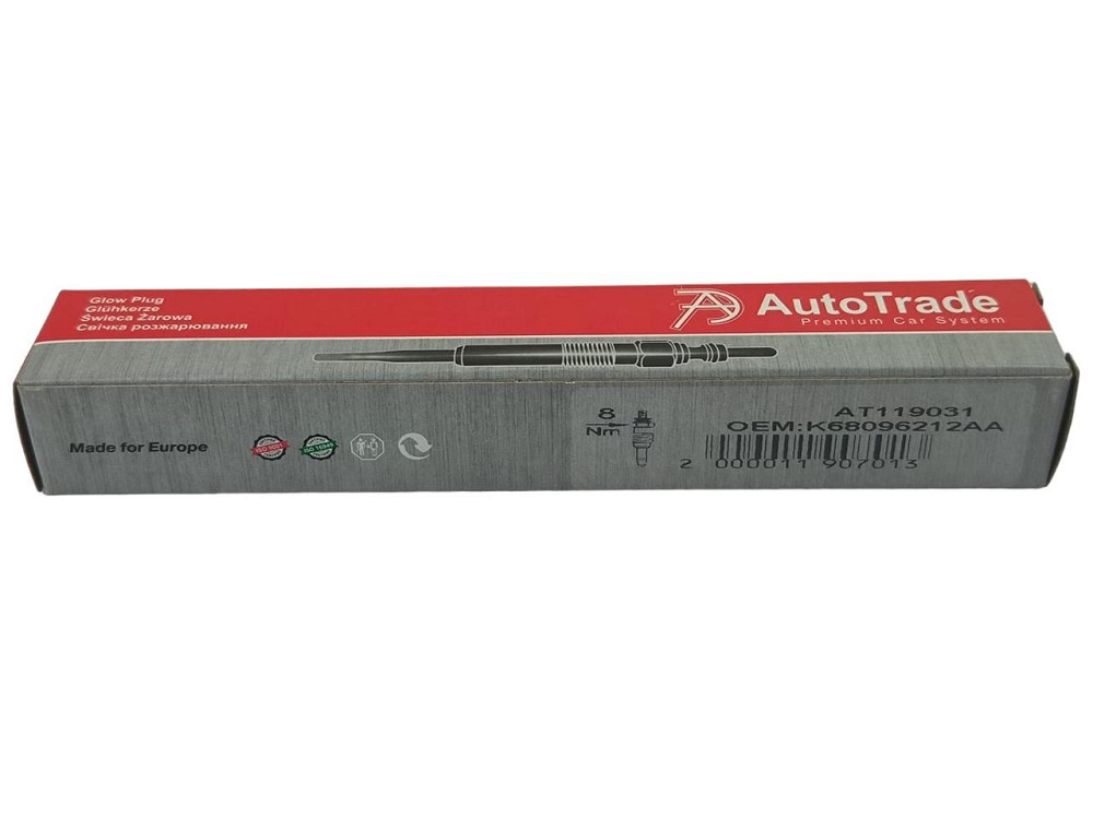 Свічка Chevrolet Aveo 1.3D (T300), Fiat Doblo 1.3-1.6 D,1.9 JTD 04- (4.3V) Мукачево - фото 2