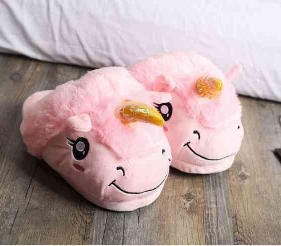 Домашні капці кігурумі Єдиноріг Рожеві Вінниця