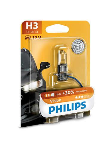 Галогенова лампа PHILIPS 12336PRB1 H3 55 W 12 V PK22s Premium +30% Харків - фото 1