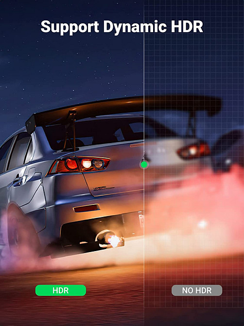 Мультимедійний Display Port кабель V1.4 Ugreen DP114 8K@60Hz 4K@144Hz 80390 (Чорний, 1м) Николаев - изображение 6