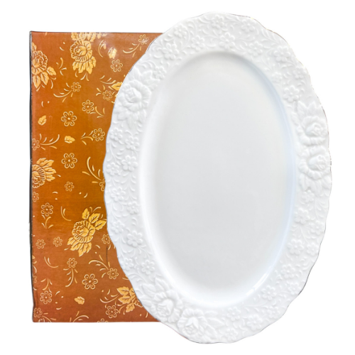 Блюдо овальне 30*21см Біла ніч 9716 S&T Житомир - фото 4