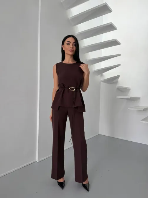 Женский костюм с ремнём — это базовый костюм на каждый день Одесса - изображение 1