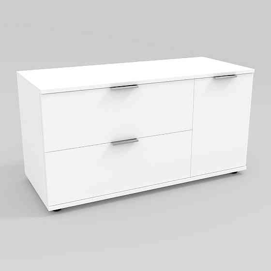 Тумба-комод в вітальню К-11, Білий, 1000/425/530 Львів