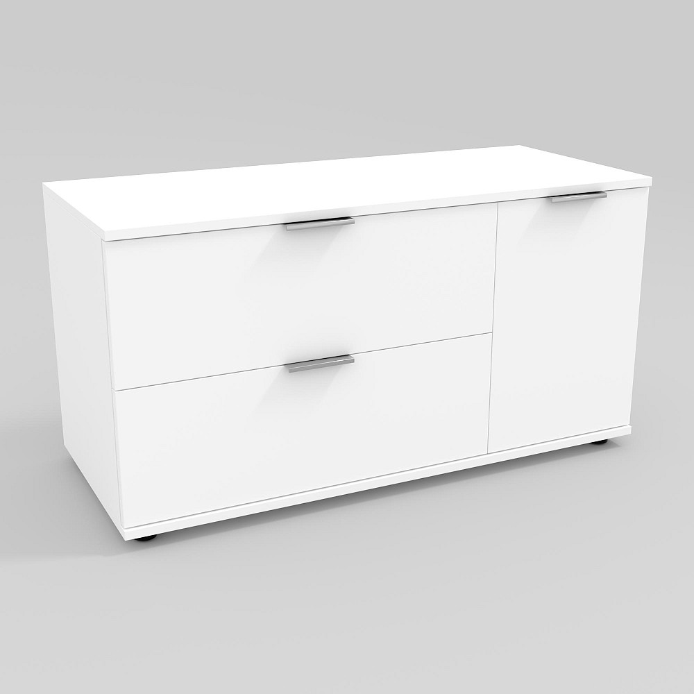 Тумба-комод в гостиную К-11, Белый, 1000/425/530 Львов - изображение 1