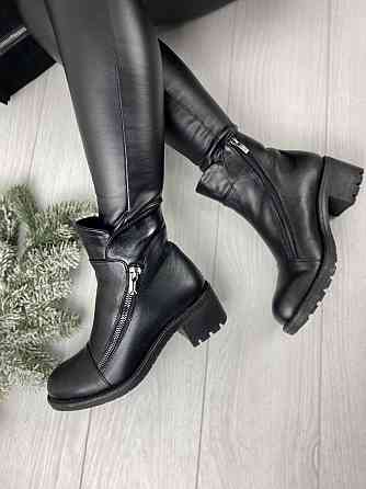 Injers Черевики жіночі INJERS 604 43 чорні (зима, шкіра натуральна) (3136) 37 Коломия