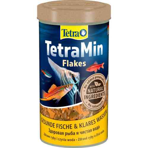 Корм Tetra Min Flakes для акваріумних рибок пластівці 100 г/500 мл Київ