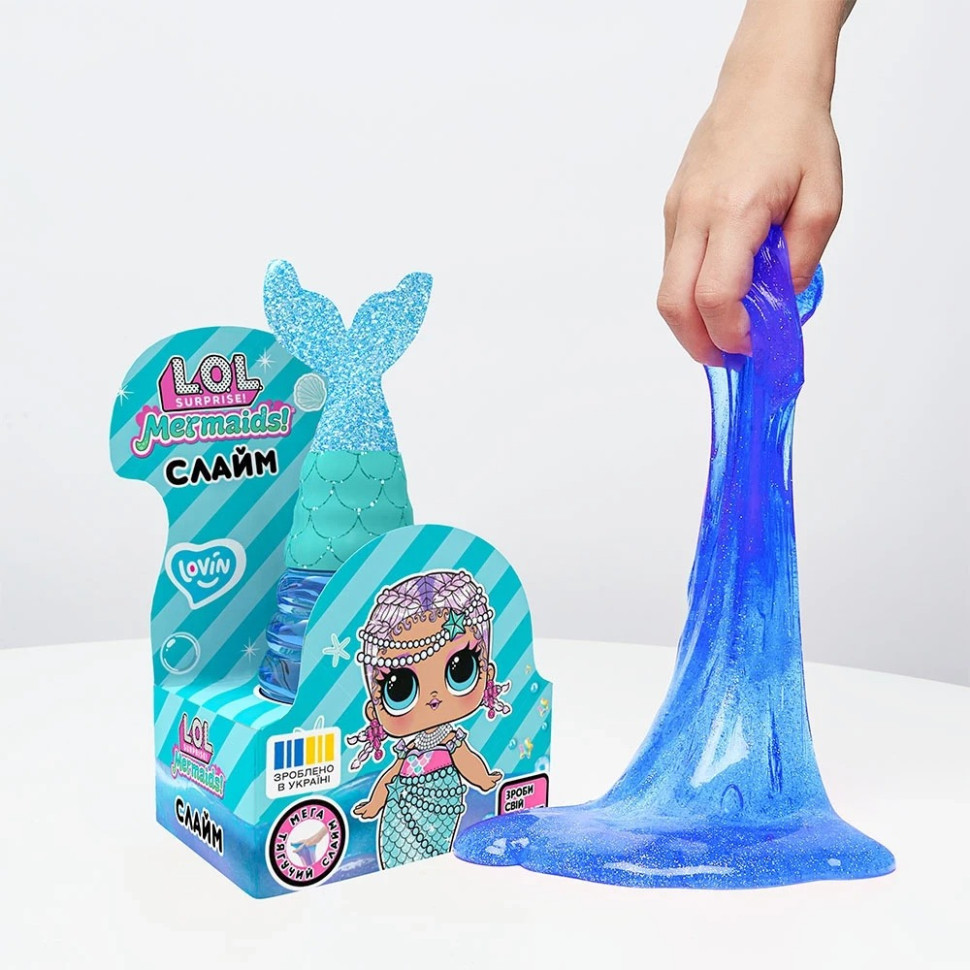 Іграшка-антистрес слайм Русалка Блакитна L.O.L. Surprise! LOL80196 з браслетом Вінниця - фото 3
