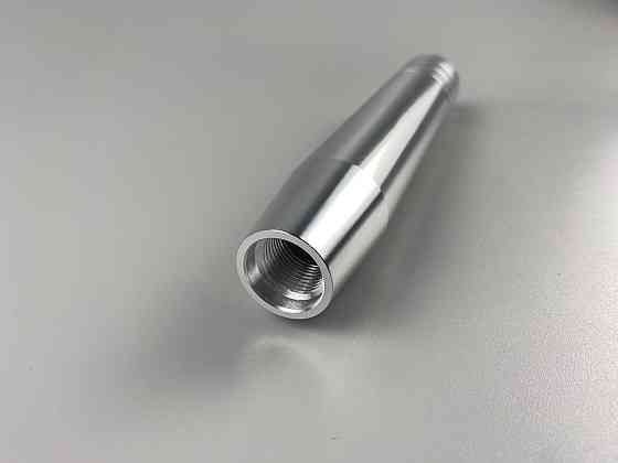 Наконечник важеля КПП срібляста універсальна ручка перемикання передач із 3 штуцерами Мукачево