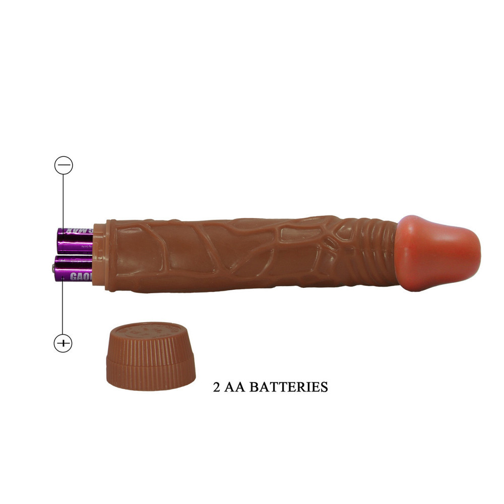 Вібратор - Barbara Bob Vibrator 8,8" Brown Sex Aura Київ - фото 4