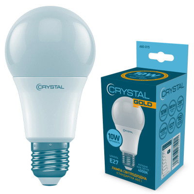 Лампочка CRYSTAL A60 10W PA E27 4000K (A60-015) Винница - изображение 1
