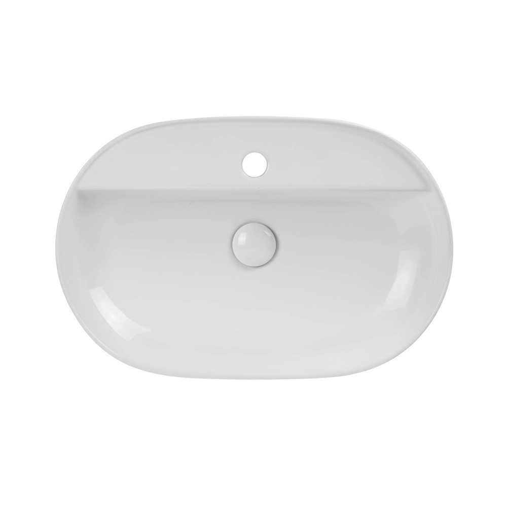 Раковина накладна Mixxus Premium ELLIPSE-0204 600х380х115mm з отвором під змішувач (MP6679) ( 10241 ) Харьков - изображение 4