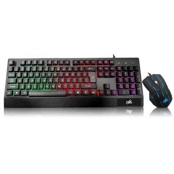 Клавиатура+мышка UKC с LED подсветкой от USB M-710, клавиатура игровая с подсветкой KE-237 и мышкой Киев