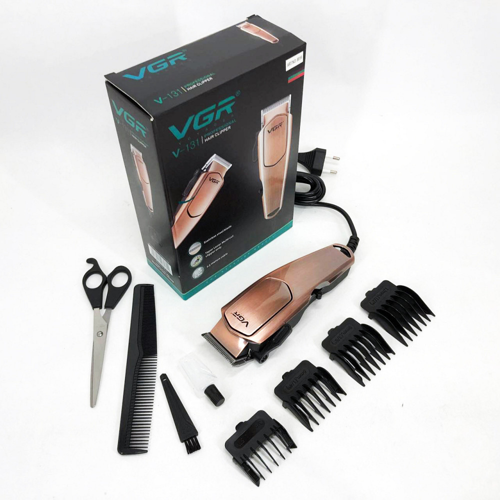 Профессиональная электрическая машинка для стрижки VGR V-131, Мужской триммер для окантовки XN-91 Львов - изображение 2