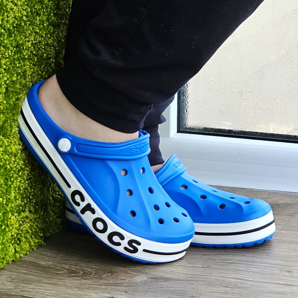 Жіночі Крокси Блакитні капці CROCS Сині Шльопанці (розміри: 34,36) Дніпро - фото 9
