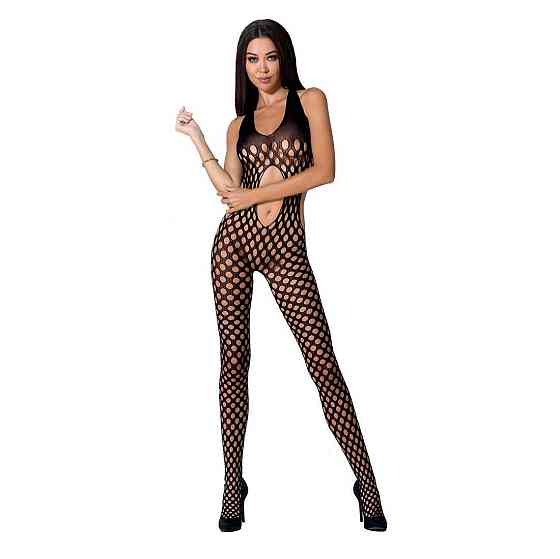 Сексуальный бодистокинг Passion BS065 One Size, Black, комбинезон, крупная сетка Sex Aura Киев