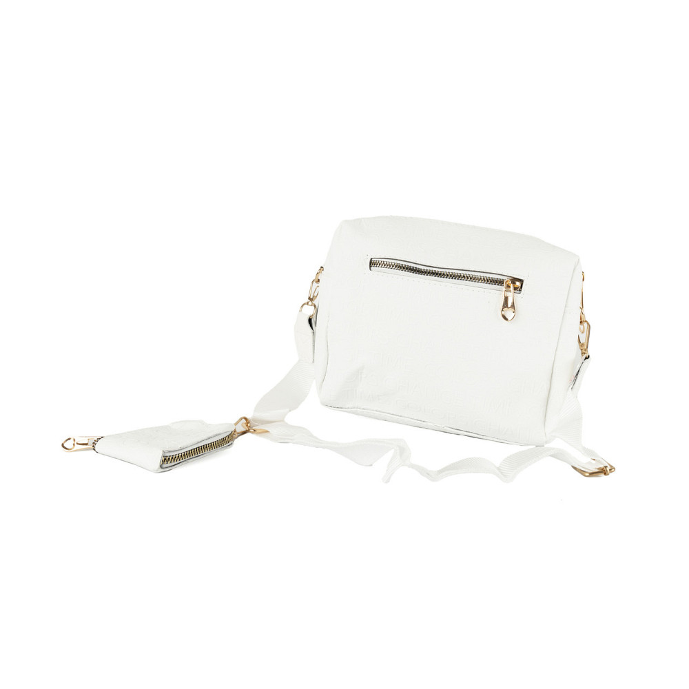 Сумка женская на молнии через плечо с плечевым ремешком и маленьким кошелечком, Белый Каменец-Подольский - изображение 1