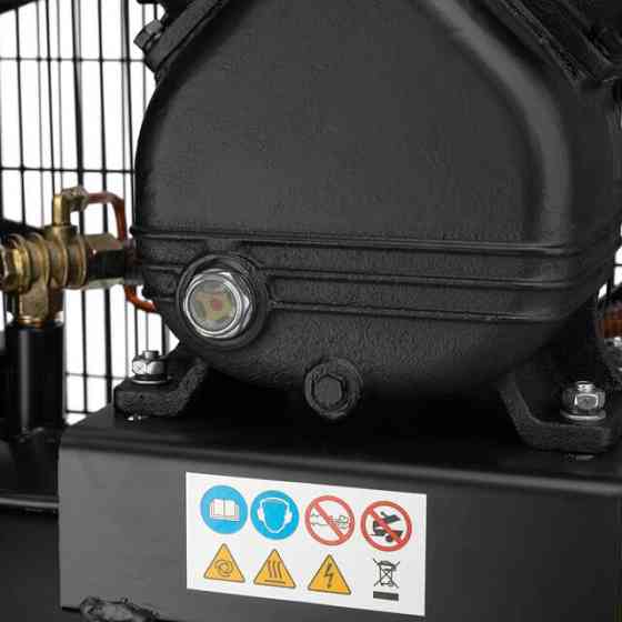 Компресор, 50 л, 3,0 кВт, 220 В, 10 атм, 500 л/хв, 2 циліндри, 83 дБ INTERTOOL PT-0016 Київ