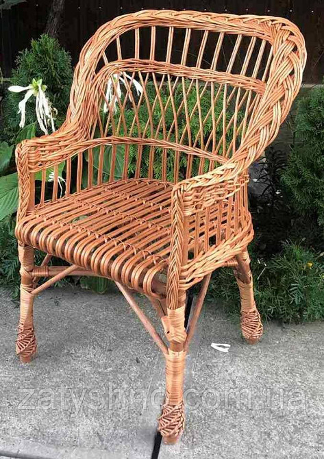 Кресло плетеное с натуральной лозы Киев - изображение 2