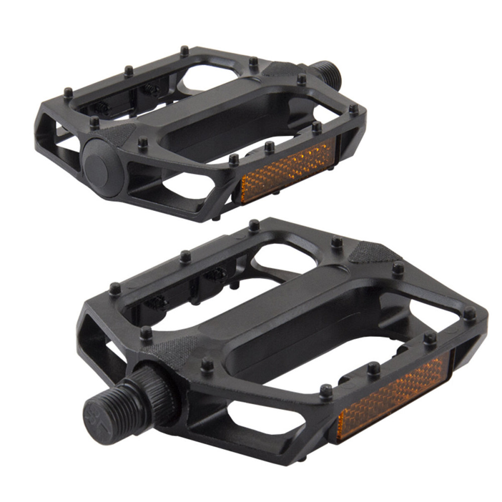 Велосипедні педалі Grey's із алюмінієвого сплаву, чорні, 1 пара GR14120 Київ - фото 1