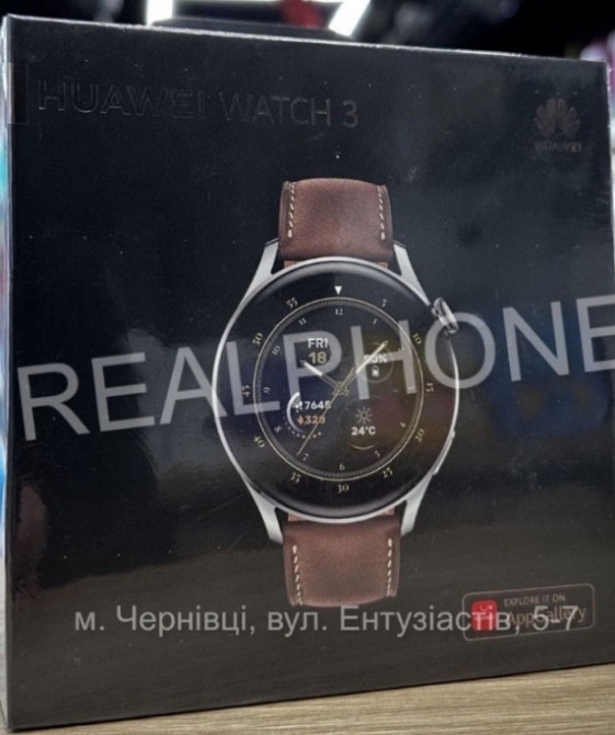 Часы: Huawei Watch 3 Active Stainless Steel 46mm. Київ - фото 1