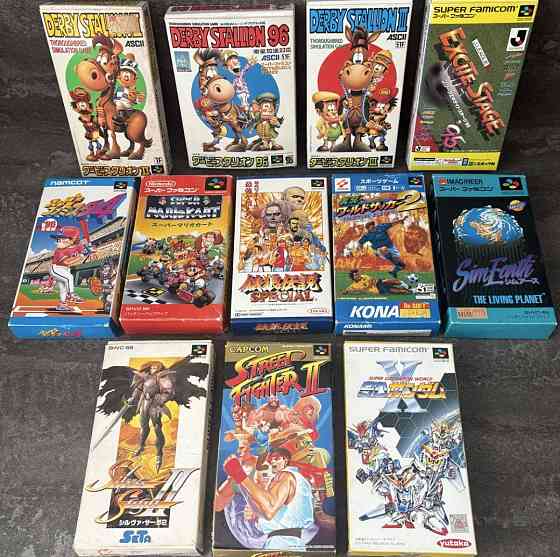 Картриджі Nintendo Superfamicom NTSC J ціна за усі 12шт Харків