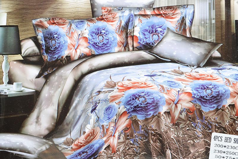 Комплект постельного 3D белья, двухспальное, евро Одесса - изображение 1