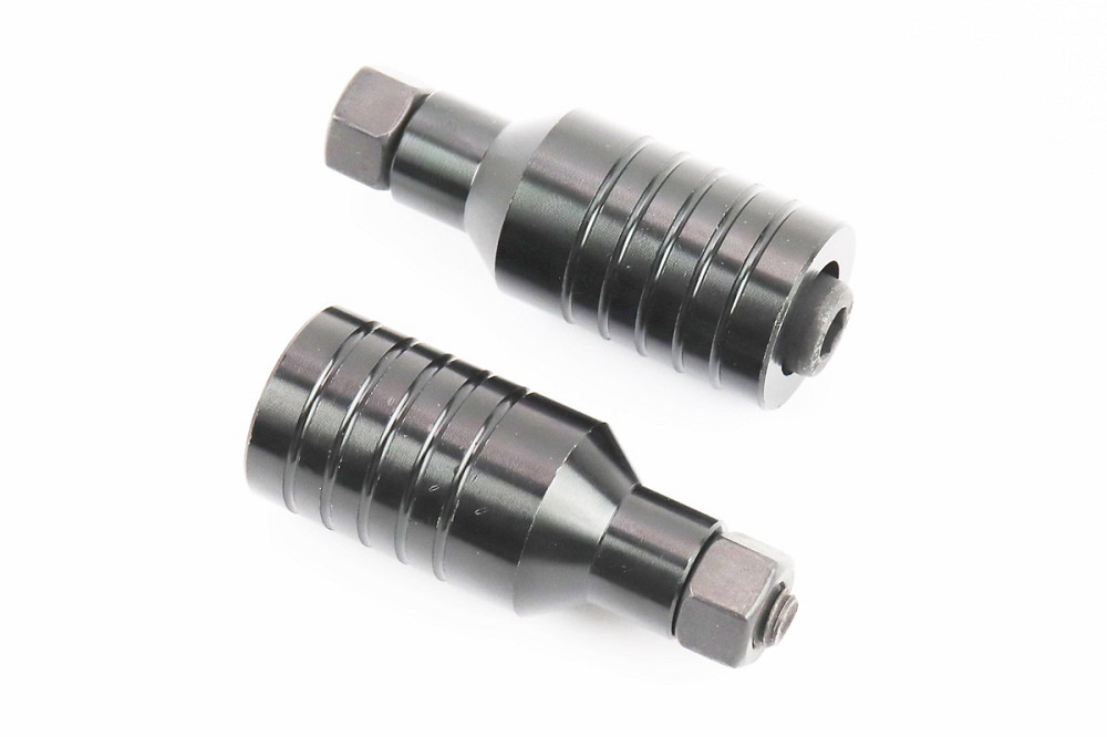 Пеги для самоката 55 мм, алюмінієві, чорні, к-кт Київ - фото 1