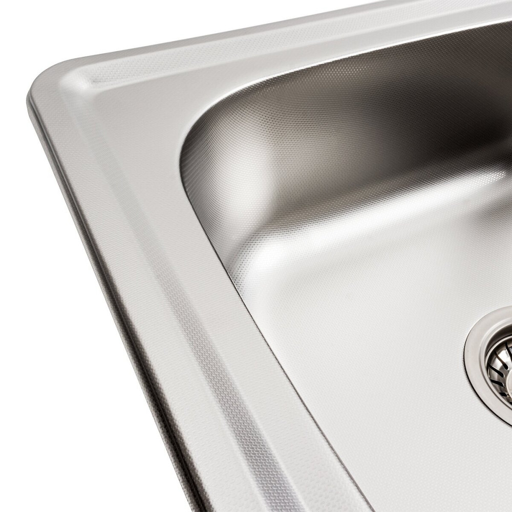 Кухонна мийка з нержавіючої сталі Valeso 7050 ДЕКОР (0,8/180 мм) Коломыя - изображение 5