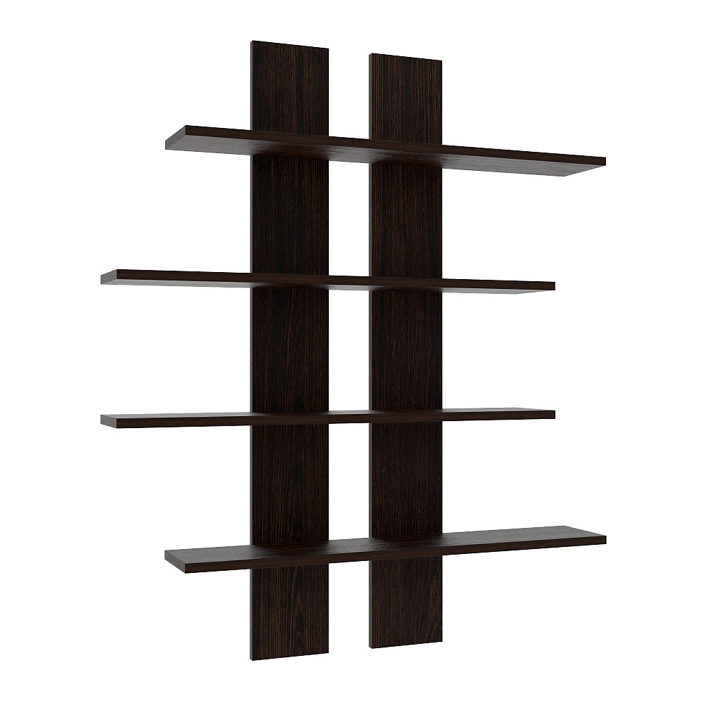 Полиця навісна ПН-6, Венге Магія, 910/160/1100 Львів - фото 1