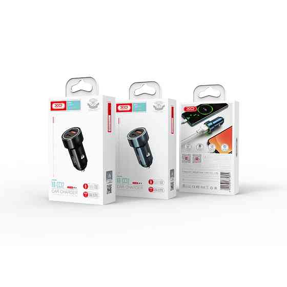Автомобільний зарядний пристрій XO CC32 PD+QC3.0 20W USB + Type-c синій Львів