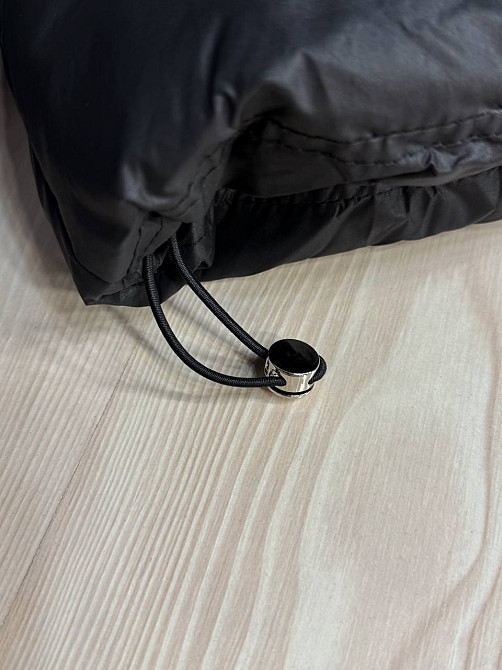 Куртка женская Lady Yep 10005 дутая пуффер с капюшоном черная, черный, 44 Киев - изображение 6