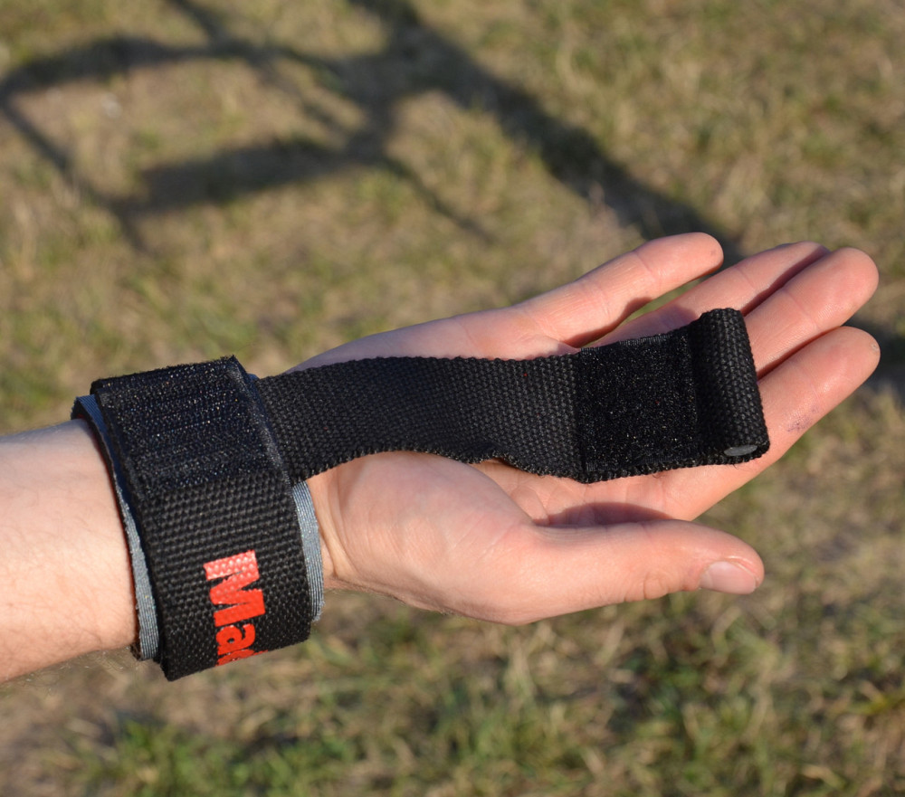 Лямки для тяги MadMax MFA-332 PWR Straps+ Black/Grey/Red Київ - фото 4