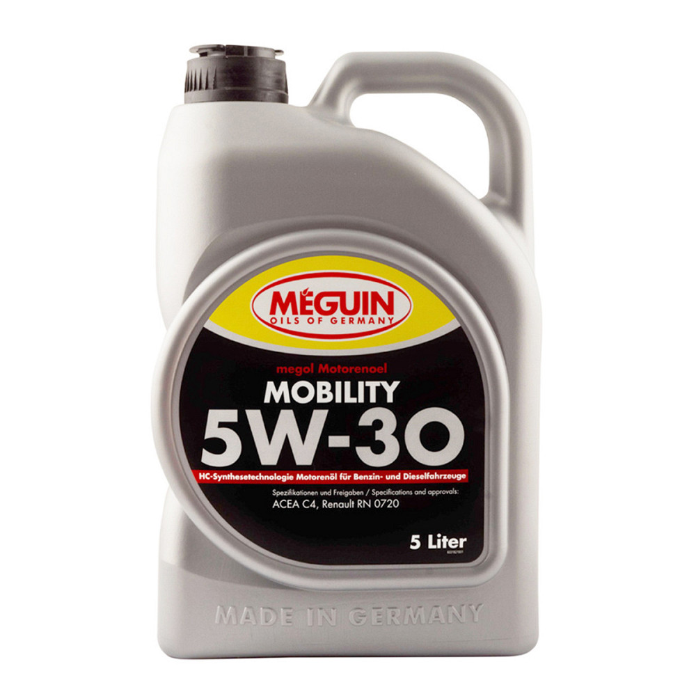 MEGUIN Mobility SAE 5W-30 5 л — моторное масло для бензиновых и дизельных двигателей, Ford WSS-M2C913-D, Renault RN 0700 | 3182 Ковель - изображение 1