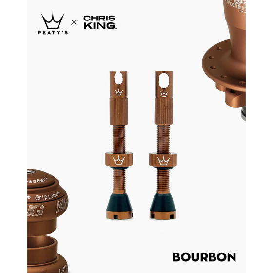 Ниппели Peaty&apos;s x Chris King Tubeless Valves, 42mm, Bourbon Київ