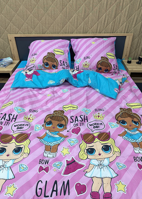 Комплект детского постельного белья Фланель, Koloco Полуторный 150х210 с разноцветным принтом (88-060) Киев - изображение 7