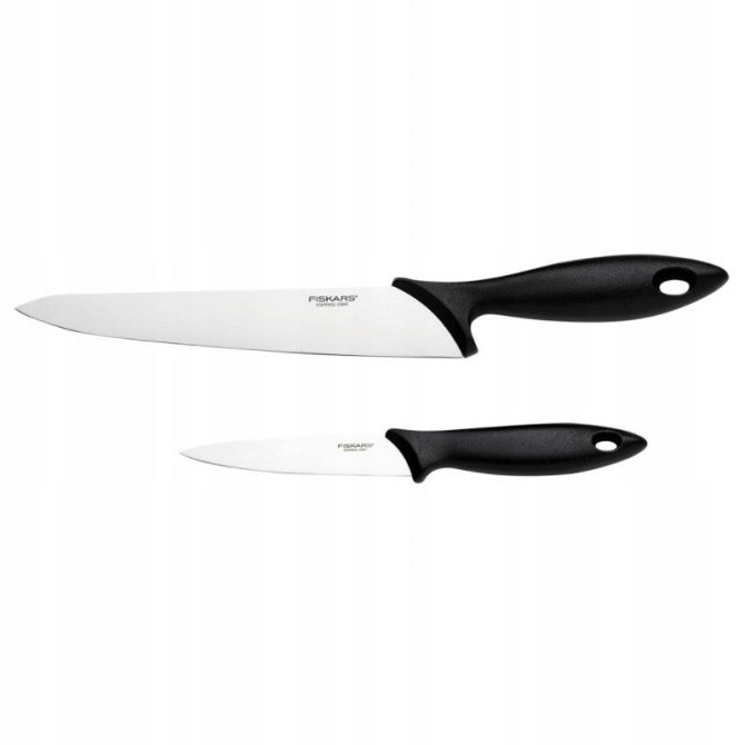 Набір Кухонний Ножів 2 предмети Fiskars "Essential" (1023783) Неіржавка сталь Нововолинськ - фото 3