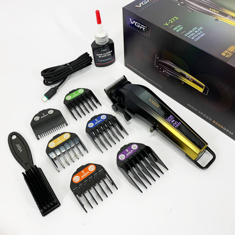 Домашні машинки для стрижки VGR, Тример для самостійної стрижки волосся Миюча машинка OM-80 Львів - фото 4