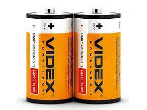 Батарейка Videx R14 2шт. в спайке ТМ Videx Киев