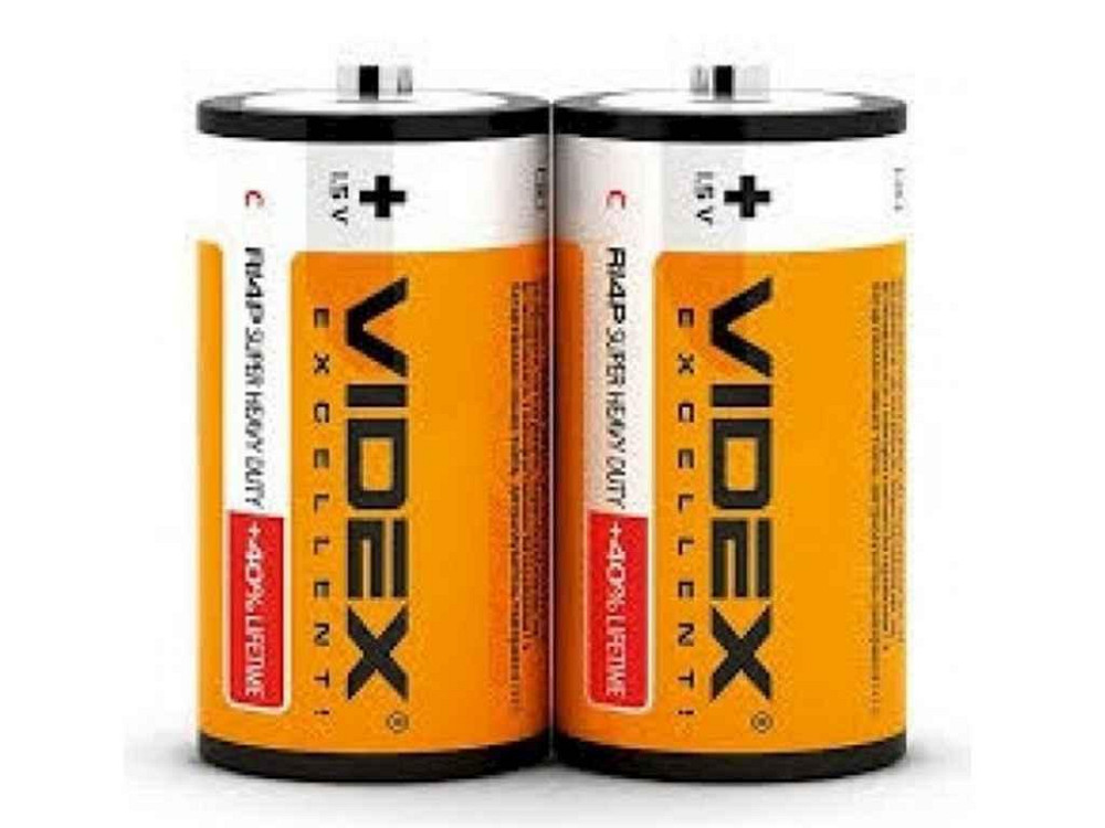 Батарейка Videx R14 2шт. в спайке ТМ Videx Киев - изображение 1