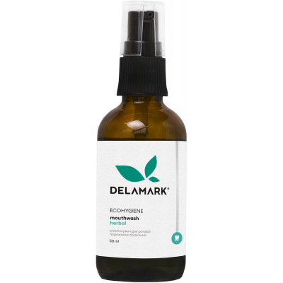 Ополіскувач для порожнини рота DeLaMark Трав'яний з профілактичною дією 50 мл (4820152332417) Вінниця - фото 1