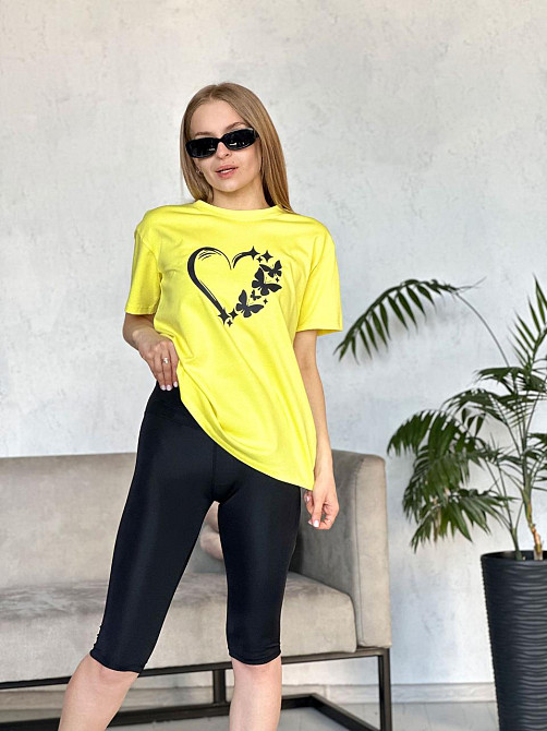 Жіночий комплект з футболкою та велосипедками Drive Київ - фото 8