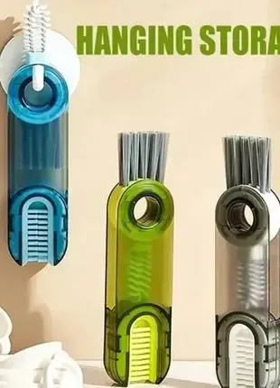 Щетка для чистки бутылок 3 в 1 инструмент для чистки U-образная BRUSH AND569 Коломыя - изображение 3
