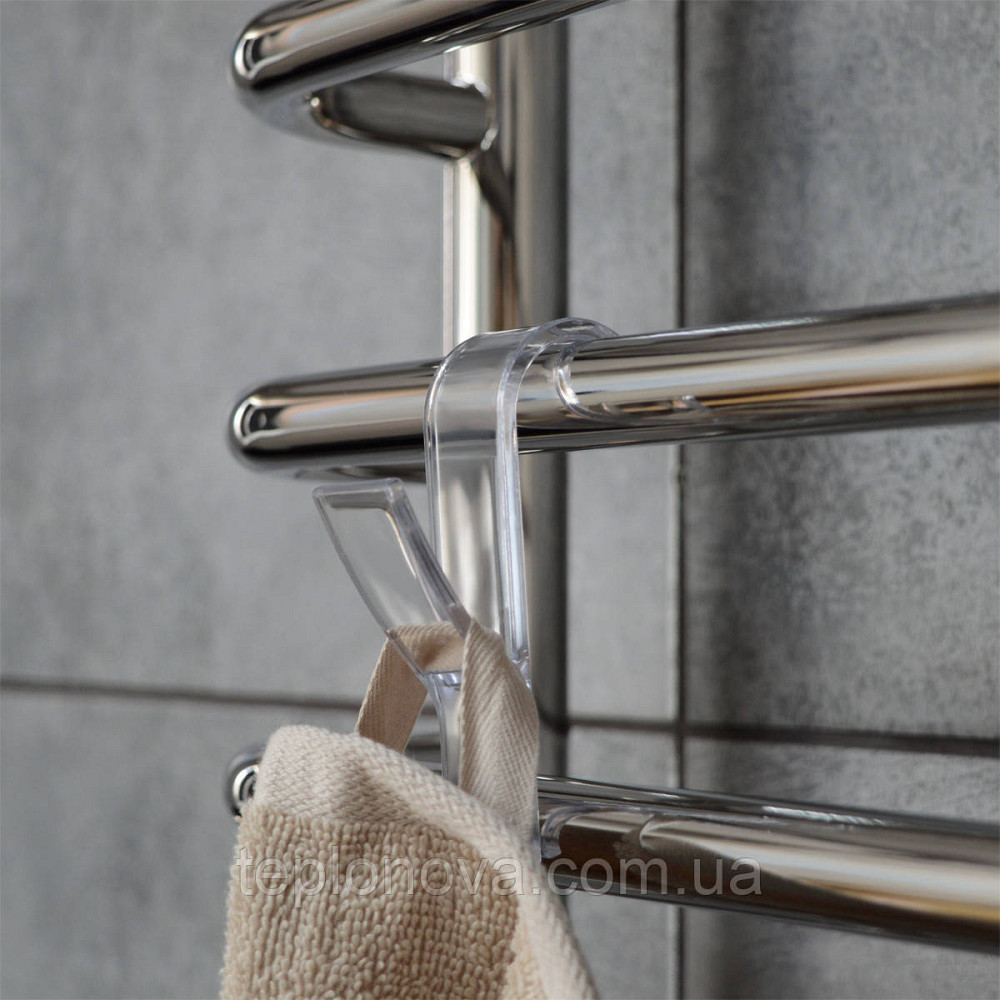 Крючок для полотенцесушителя прозрачный, комплект 2 шт. Черновцы - изображение 4