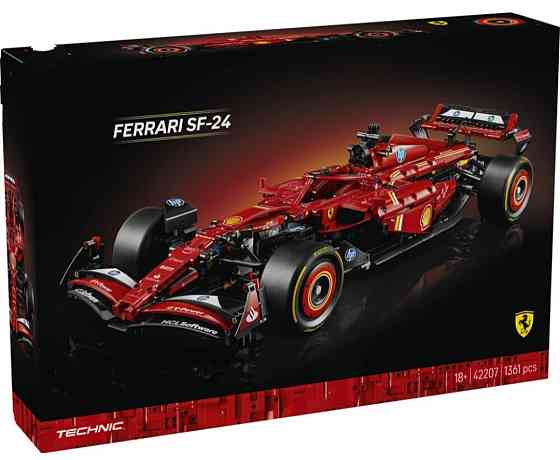 Конструктор Ferrari SF-24 F1 Болід Формули 1 🚀 Спортивна Машина Феррарі в Коробці Київ
