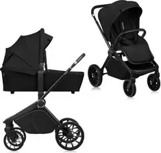 Дитяча коляска Lionelo Mika Plus 2W1 Black Onyx Głęboko Spacerowy Київ - фото 1